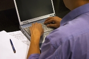 Man working
